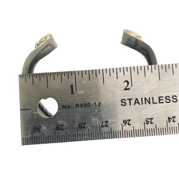 Vintage Boho silver cuff bracelet - Picture 4 of 5